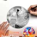 CHURYUML Born from The Flames 10 Year Sobriety Coin - Affirmation Ten Year Sober Chip, Empowering Sobriety Gifts for Women Inspirational AA Coins Recovery Medallions Alcoholics Anonymous Token