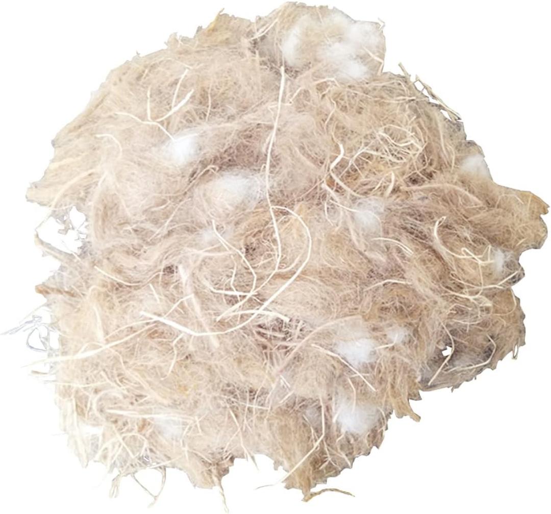 Natural Bird Nesting Materials, Bird Nest Material,Great for Nest Building and Hideouts(100G / 3.5OZ)