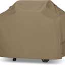 Unicook Grill Cover 60 Inch, Heavy Duty Waterproof Gas Grill Cover for Outside, Fade Resistant Barbecue Protector with Sealed Seam, Fits Weber Char-Broil Nexgrill BBQs up to 58" WideNeutral Taupe