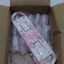 Quinceanera Party Favors for Guests-25 Sets 1.18oz Quinceanera Acrylic Clear Shot Glasses Bulk With Gifts Boxes Mis Quince Anos Quinceanera Sweet 15 Birthday Party Favors-Pink