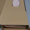 LeadsaiL Pink Wireless Keyboard and Mouse Combo, Full-Sized Ergonomic Computer Keyboard with Phone Tablet Holder, 2.4GHz Silent Cordless Keyboard Mouse Set for Windows Laptop, PC, Desktop