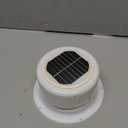 RV Solar Ventilation Fan,RV Solar Ceiling Vent Fan Comppact and Lightweight with ABS Material Strong Practicability, for RV Marine Shed Trailer