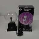 Kicko 7-Inch Purple Plasma Ball Touch Sensitive, Nebula Thunder Lightning Plug-in Plasma Globe for Parties, Science Decorations, Kids, Bedroom Decor, Home