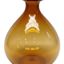 Glass Vases for Centerpieces – Unique Organic Shape in a Delicate Yellow Color