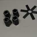 5 Pcs Foldable Trivets for Hot Dishes - Trivets for Hot Pots and Pans Hot Pads for Countertops Hot Pan Holder for Counter - Foldable Trivet Set Pan Holders for Hot Food Pot Holders for Kitchen