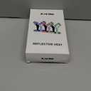 Zacro LED Reflective Vest Running Gear, 5 Lights Colors High Visibility Reflective Running Gear Rechargeable Light Up Running Vest for Walking Running Cycling, Adjustable for Men Women Kids (Bright Green)