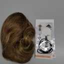 FELENDY 15" Ponytail Extension Drawstring Curly Wavy Ponytail Extensions Clip in Long Pony Tails Hair Cute Synthetic Piece for Women Light Brown Mix Ash Blonde