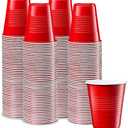 Comfy Package GUSTO [12 oz. - 240 Count] Disposable Plastic Red Cups, Party Drinking Cups for Events and Everyday Use (Formerly