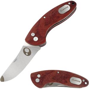 Kids Pocket Folding Knife with Safety Rounded Tip, Made Of Japanese Stainless Steel and Rosewood, Childrens First Folding Knife With Sharp Blade