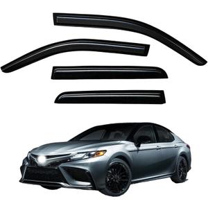 Window Visors Rain Guards fits 2018-2024 Camry, Window Wind Deflectors Vent Shades, 4 Pieces