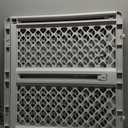 MYPET Universal Pet Gate: 26 - 42 Wide Dog Gate for Doorways with Pressure Fit or Swinging Door Hardware Mounting Types Included: 26" Tall; Gray