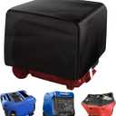 Generator Cover for Predator 5000 Watt Inverter - Heavy Duty Thicken 600D Polyester with Elastic Drawstring, all Weather Generator Cover - Black Water Resistant