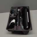 Oral-B iO Deep Clean + Protect Rechargeable Electric Toothbrush, Black, iO Series 7, 2 Replacement Brush Heads, Charging Travel Case