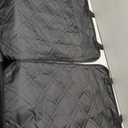 Floor Cover with Door Protection Black 31" x 26.5", 2 Pack