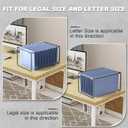 Upgraded Adjustable Hanging File Folder Frame,Legal/Letter Size,Length Adjusted 16 to 25 inches,Heavy Duty Steel File Drawer/Cabinet Organizer Insert, Hanging Folder Holder,12.598" W X 9.45" H