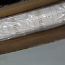 LazBlinds No Tools No Drill Bamboo Roller Shades, Cordless Bamboo Blinds, Light Filtering Roll Up Blinds for Windows, French Door, Porch or Patio, 23'' W x 64'' H, Whitewash B