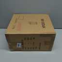 Bestshared Modern Outdoor Wall Lantern  Black Exterior Light Fixture with Seeded Glass, Weather-Resistant Sconce for Porch, Patio, Garage, Front Door (Black, Regular-1 Pack)