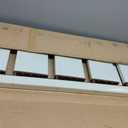 Step Ladder 5-Step White Finish Aluminum Iron Folding Ladders