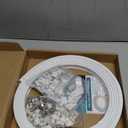 Bendable Ceiling Curtain Track Flexible Curved Curtain Tracks Wall Mount Room Divider RV Curtain Track Heavy Duty Curtain Rail System 14Ft Ceiling Track for Curtains Bay Window (White)