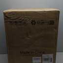 Solid Wood Cute Nightstand with 360 Rotating Drawers, Semi-Assembled Kids Night Stand with LED Lights & 2 Drawers, Modern Fluted Bedside Tables for Bedroom, Living RoomWalnut