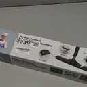 MR.SIGA Pet Hair Removal Rubber Broom with Built in Squeegee, 3 in 1 Floor Brush for Carpet, 61 inch Adjustable Handle, Includes 1 Microfiber Cloth for Floor Dusting