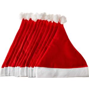 Funiverse Bulk 24 Pack Red and White Santa Hat - Adult Sized and Perfect for Any Christmas Holiday Event