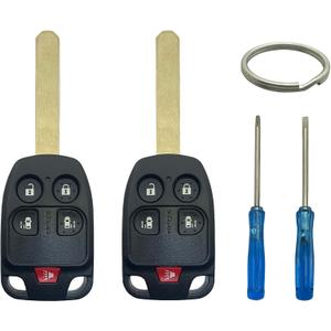 2 Pcs Replacement Key Fob Cover Case Fits for Honda Odyssey 2011 2012 2013 Keyless Entry Key Fob Shell