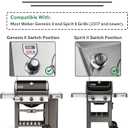 66220 Igniter Switch for Weber, GS4 Igniter Button for Weber Genesis II & Spirit II Grills (2017-Newer), as E/S-210 310 410 315 335 330 435, Grill Igniter Push Button Replacement for Weber 45010001
