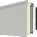 ChrisDowa Blackout Window Shades, Cordless Roller Blinds for Indoor Windows, 44"W x 72"H, Grey
