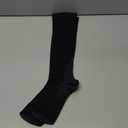 Compression Socks for Women & Men (20-30 mmHg) Support for Travel, Nurses, Pregnancy, Shin Splints, Sports and Everyday Wear, Black, Size S/M