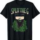 Split Divided The G T-Shirt, XL, Black