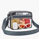 MAY TREE Clear Bag for Stadium Events, Small Clear Purse Suitable for Concert Outfits, Sports, Work and Festivals