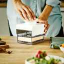 TofuBud Tofu Press - Presser for Firm or Extra Firm Tofu - Dishwasher Safe with Water Drainer - Made from Durable Sustainable Materials - Perfect for Vegan Cooking - Healthy Recipes Cookbook Included