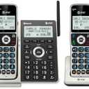 AT&T BL3107-2 DECT 6.0 2-Handset Cordless Phone with Bluetooth Connect to Cell, Smart Call Blocker, Digital Answering System, Extended Range, Big Buttons - Titanium Black