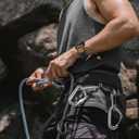 SUNFWR Bands Compatible with Apple Watch 44mm 45mm with Case,Rugged Velcr Sport Apple Watch Strap with Protective Cover for iwatch Series 9/8/7/6/5/4/SE for Men(Black)