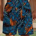 Hardaddy Men's 2 in 1 Swim Trunks with Compression Liner Beach Board Shorts with Pockets, Medium