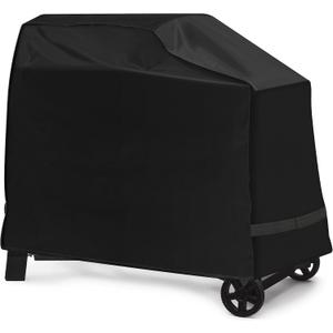 BAC761 Grill Cover for Traeger Woodridge Accessory Wood Ridge Replacement Parts Pellet Smoker Full Length 600D Waterproof Outdoor BBQ Covers Grilling