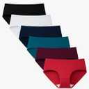 INNERSY Womens Underwear Cotton Hipster Panties 6-Pack-Medium