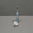 Oral-B iO Deep Clean + Whiten Rechargeable Electric Toothbrush with Visible Pressure Sensor, 2 Minute Timer, 5 Cleaning Settings, 1 iO5 Limited, 3 Toothbrush Heads, Travel Case & Refill Holder, Blue