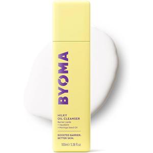 BYOMA Milky Oil Cleanser  Hydrating Facial Cleanser for Skin Barrier Repair  TriCeramide Face Wash for Sensitive Skin & All Skin Types  Deeply Hydrated Skin, No Oily Residue  3.38 fl oz