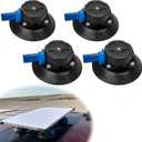 4.5" Suction Feet for Starlink Mount, Hand Pump Vacuum Suction Cup for Starlink Flat Mount, Portable Glass Suction Cups Fit for Countertops, Glass, Metal, and More 4 Pack