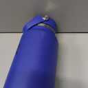 Hydro Flask Water Bottle - Insulated Stainless Steel - Wide Mouth Flex Lid, Non Spill, Leakproof and Refillable in 40 Oz Capri Blue