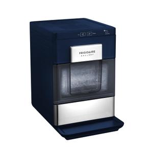 Frigidaire Gallery, 33 Lbs. Countertop Ice Maker, Nugget Shaped Ice, Stainless Steel Trim (Navy)