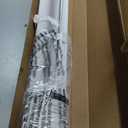 LazBlinds No Drill Blinds for Indoor Windows, Cordless 1" Vinyl Mini Blinds, Privacy S-Curve Blinds for Windows, Room Darkening Horizontal Window Blinds and Shades for Home, 33 1/2" W x 48" H, White, 33.5" W x 48" H
