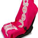 Seat Armour Jeep Seat Towel - Universal Fit Soft Machine Washable Jeep Towel - Easy Install, Multipurpose Towel2Go Seat Cover for Jeep - Pink