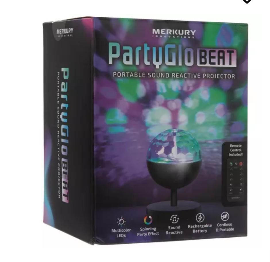 PartyGlo Beat Portable Projector