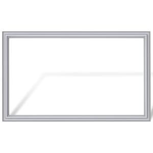 Upgraded WPW10714545 Freezer Door Gasket for Whirlpool Kenmore, 21.06” x 34.25” W10164045 Refrigerator Door Gasket fit for Maytag & Kitchen Aid Freezer Door Seal Replace Part W10191103, W10443322