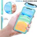 ORETECH for iPhone 11 Case, with[2 x Tempered Glass Screen Protector] [10 Ft Military Grade Drop Test] [Camera Protection] 360 Full Body Shockproof Protection Rubber Silicone for iPhone 11 6.1"-Green