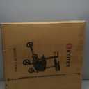 Rollator Walkers for Seniors,Rolling Walker with Backrest 300lbs, Folding Walking Aid with Seat and Brakes, Aluminum Heavy-Duty Drive Walker with Adjustable Handles, 8" All-Terrian Big Wheels