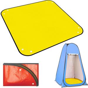 39.5" Camp Shower Tent Bottom Mat, Non Slip Changing Tent Bottom Pad, Removable Outdoor Shower Tent Floor Mat, Portable Pop up Privacy Tent Damp Pad, Tent Not Included